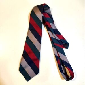 Ed Mitchell Make Expressly for Jacob's Robert Silk Stripes tie